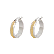 E-639 Xuping moda diseños simples joyas de oro pendientes de clip de bali para niñas